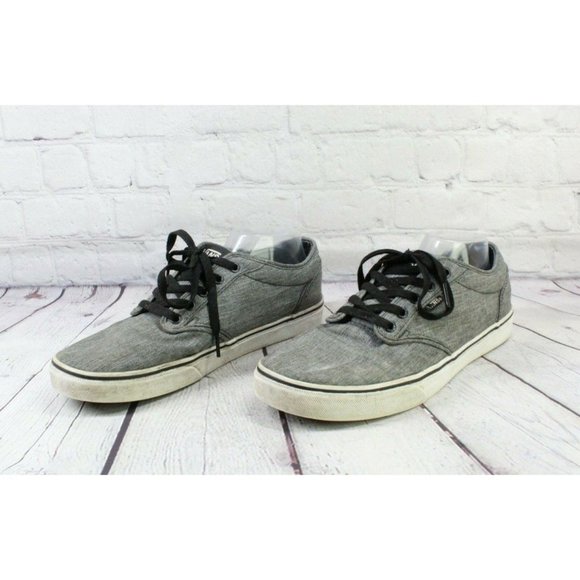 Vans Classics Gray Heather Canvas Laces Old Skool Gummy Sneakers Size US 11 - Picture 2 of 9